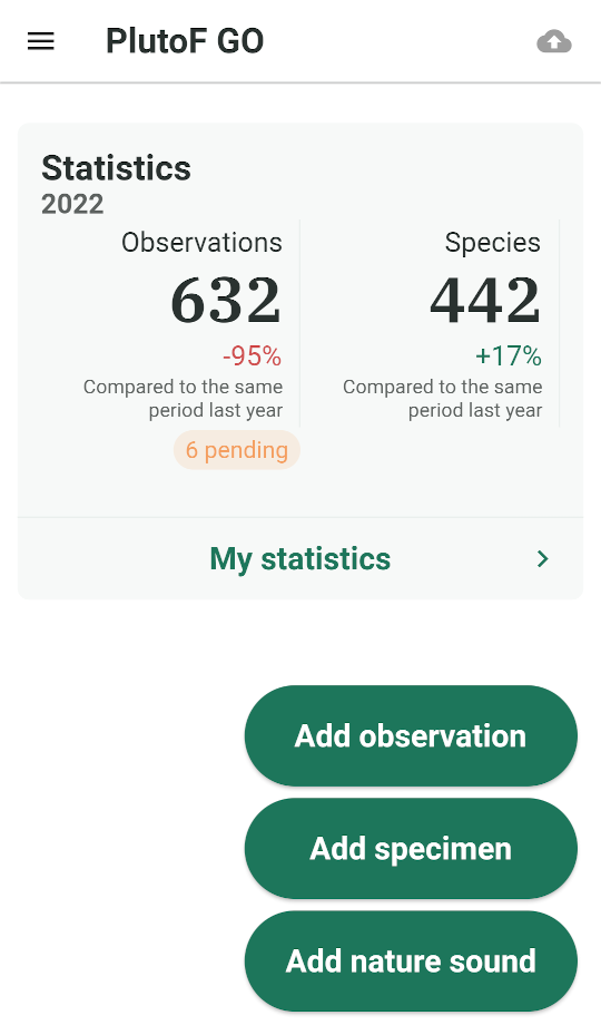 PlutoF GO statistics